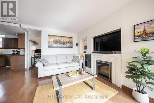 801 - 95 Lombard Street, Toronto, ON - Indoor Photo Showing Living Room With Fireplace