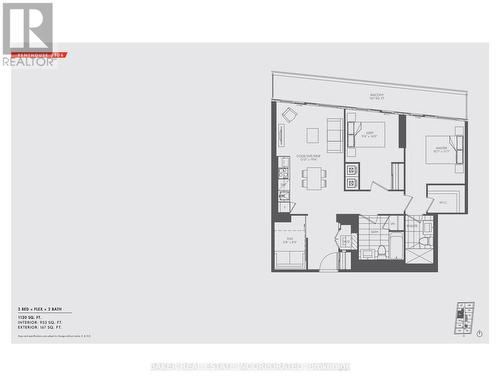 M1 Unit 5806 Floor Plan - 5806 - 3900 Confederation Parkway, Mississauga, ON - Other