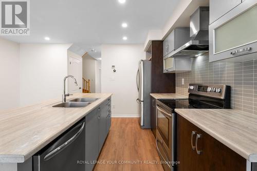 60 Golden Springs Drive, Brampton, ON - Indoor Photo Showing Kitchen With Double Sink With Upgraded Kitchen