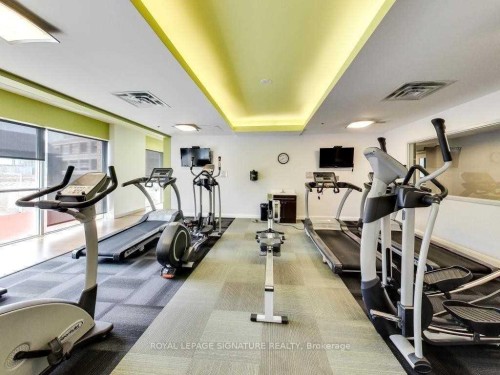 1410-100 Western Battery Road, Toronto, ON - Indoor Photo Showing Gym Room