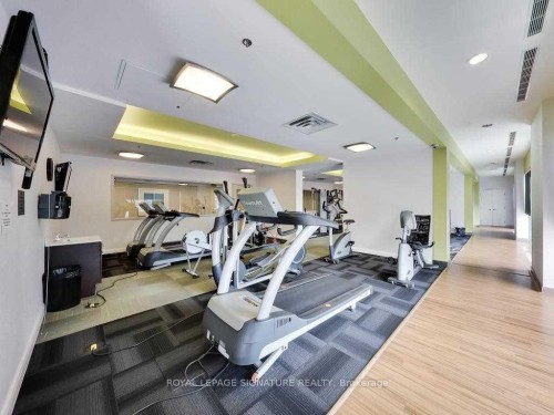 1410-100 Western Battery Road, Toronto, ON - Indoor Photo Showing Gym Room