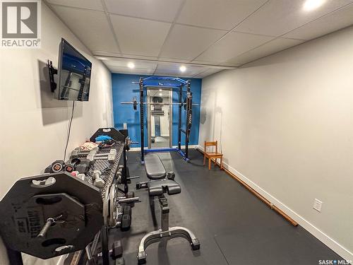 551 1St Street E, Lafleche, SK - Indoor Photo Showing Gym Room