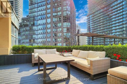 1612 - 11 St Joseph Street, Toronto, ON - Outdoor With Deck Patio Veranda With Facade