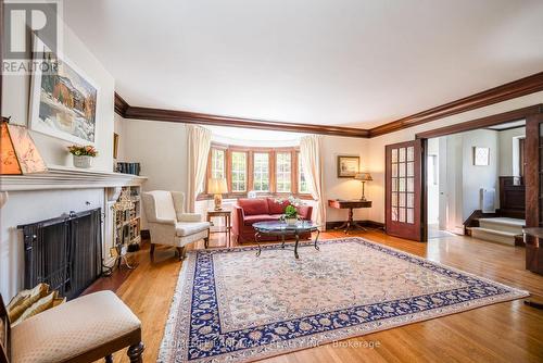 241 Forest Hill Road, Toronto, ON - Indoor Photo Showing Living Room With Fireplace
