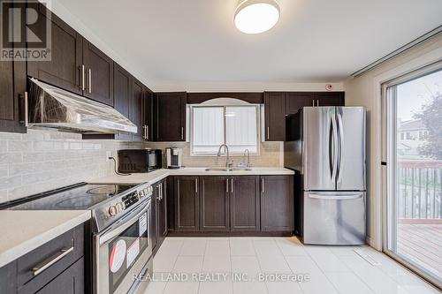 46 Wintermute Boulevard, Toronto, ON - Indoor Photo Showing Kitchen With Double Sink