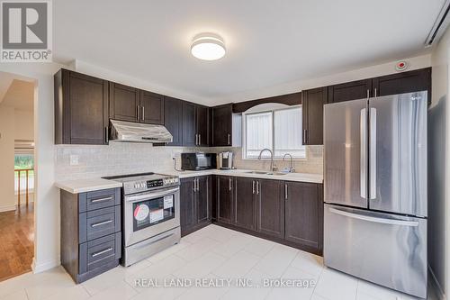 46 Wintermute Boulevard, Toronto, ON - Indoor Photo Showing Kitchen With Double Sink
