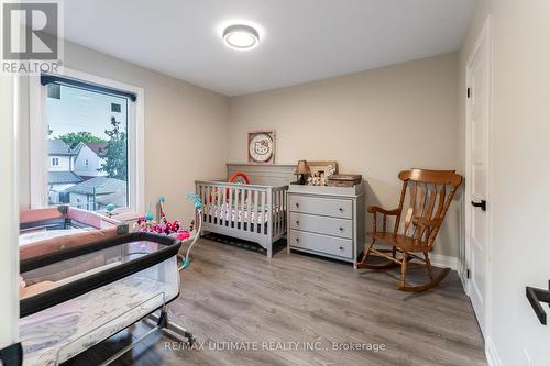 Bedroom #3 - large window - 47 Mahoney Avenue, Toronto, ON - Indoor Photo Showing Bedroom