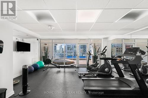 2103 - 199 Slater Street, Ottawa, ON - Indoor Photo Showing Gym Room