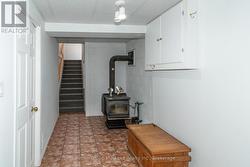 Woodstove in Lower Level - 