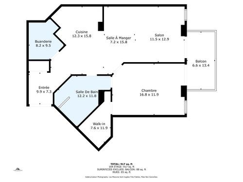 Plan (croquis) - 503-2380 Av. Pierre-Dupuy, Montréal (Ville-Marie), QC - Other