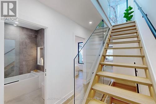 second to third floor stairs - 32 Endean Avenue, Toronto, ON - Indoor Photo Showing Other Room