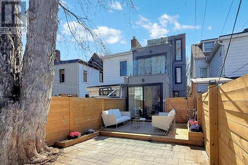 back yard with lane way access - 32 Endean Avenue, Toronto, ON - Outdoor With Deck Patio Veranda With Exterior