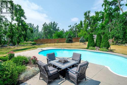 1898 Lakehurst Road, Trent Lakes, ON - Outdoor With In Ground Pool With Deck Patio Veranda With Backyard