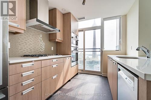 4102 - 99 John Street, Toronto, ON - Indoor Photo Showing Kitchen With Upgraded Kitchen