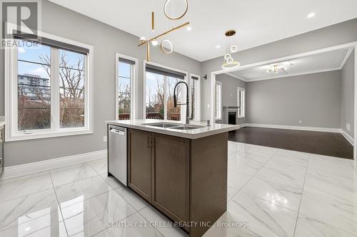 219 Humphrey Street, Hamilton, ON - Indoor Photo Showing Kitchen With Double Sink
