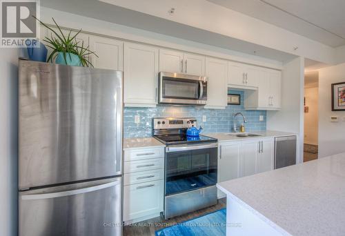 213 - 195 Commonwealth Street, Kitchener, ON - Indoor Photo Showing Kitchen With Upgraded Kitchen