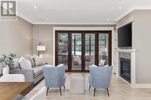 80 Crimson Ridge Dr, Sault Ste. Marie, ON - Indoor Photo Showing Living Room With Fireplace