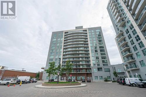 1601 - 2152 Lawrence Avenue E, Toronto, ON - Outdoor With Balcony With Facade