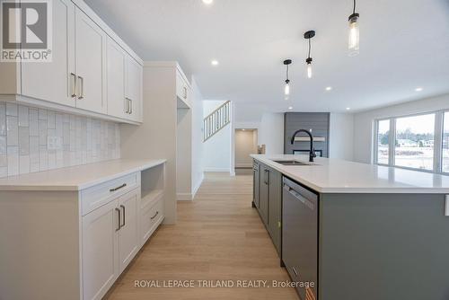 116 Aspen Parkway, Aylmer, ON - Indoor Photo Showing Kitchen With Double Sink With Upgraded Kitchen