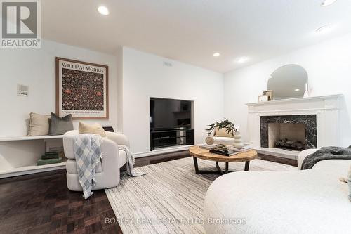 82 Woodstone Avenue, Richmond Hill, ON - Indoor Photo Showing Living Room With Fireplace