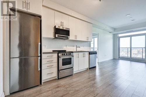 1222 - 212 King William Street, Hamilton, ON - Indoor Photo Showing Kitchen With Stainless Steel Kitchen