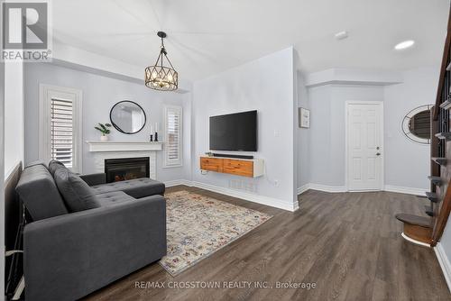 1 Black Ash Trail, Barrie, ON - Indoor Photo Showing Living Room With Fireplace