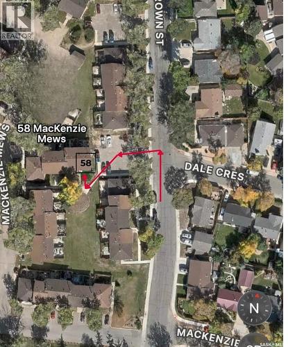 58 Mackenzie Mews, Regina, SK -  With View