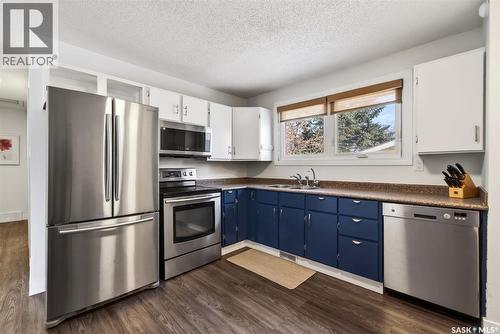 11 Coleman Crescent, Regina, SK - Indoor Photo Showing Kitchen With Double Sink