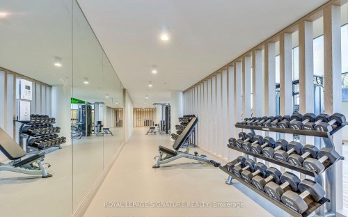 920-1050 Eastern Avenue, Toronto, ON - Indoor Photo Showing Gym Room