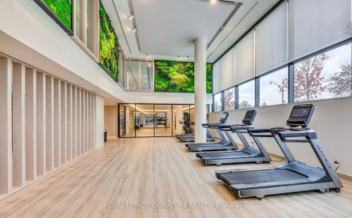 920-1050 Eastern Avenue, Toronto, ON - Indoor Photo Showing Gym Room