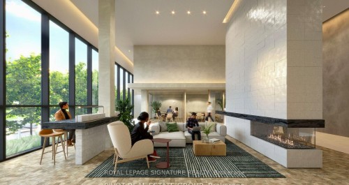 920-1050 Eastern Avenue, Toronto, ON - Indoor With Fireplace