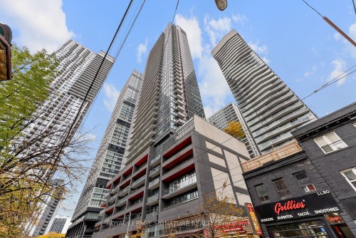 411-159 Dundas Street E, Toronto, ON - Outdoor With Balcony With Facade