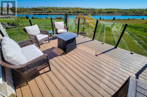 115 Turnberry Trail, Welland (Hwy 406/Welland), ON - Outdoor With Body Of Water With Deck Patio Veranda With View