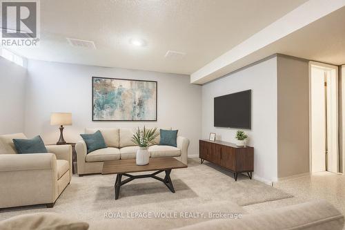 Virtually Staged - 17 - 465 Woolwich Street N, Waterloo, ON - Indoor Photo Showing Living Room