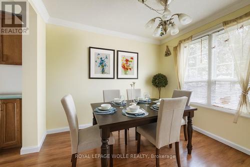 Virtually Staged - 17 - 465 Woolwich Street N, Waterloo, ON - Indoor Photo Showing Dining Room