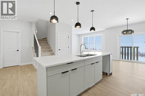 470 Cockcroft Place, Saskatoon, SK - Indoor Photo Showing Kitchen With Double Sink