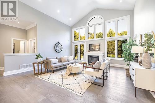 15 Shepherd Road, Whitby, ON - Indoor With Fireplace