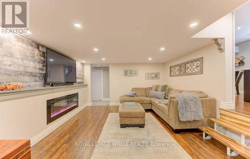 67 Inwood Crescent, Kitchener, ON - Indoor Photo Showing Living Room With Fireplace
