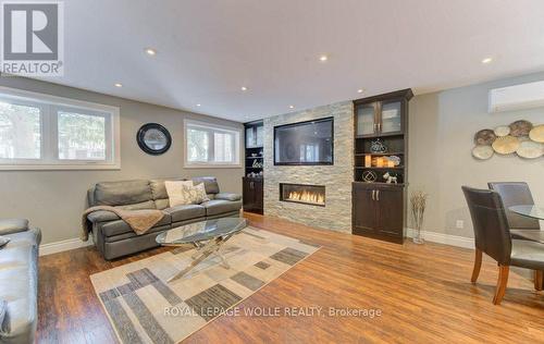 67 Inwood Crescent, Kitchener, ON - Indoor Photo Showing Living Room With Fireplace