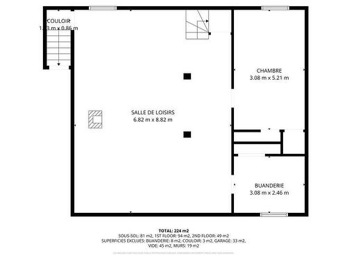 Plan (croquis) - 2915 Rue Bellerive, Sainte-Marthe-Sur-Le-Lac, QC - Other