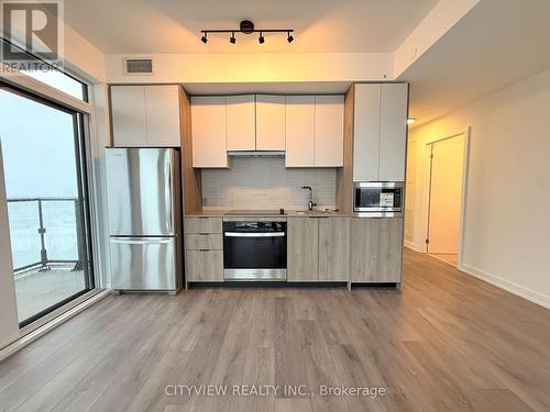 708 - 1007 The Queensway, Toronto, ON - Indoor Photo Showing Kitchen With Stainless Steel Kitchen