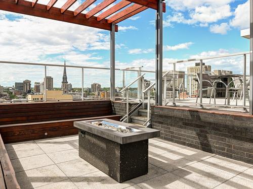 Vue - 508-1150 Rue St-Denis, Montréal (Ville-Marie), QC - Outdoor With Body Of Water With Deck Patio Veranda With Exterior