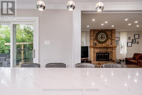62 Stargell Drive, Whitby, ON - Indoor With Fireplace
