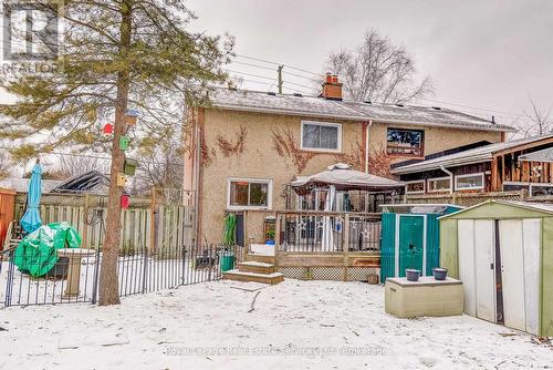 View of back of home - 144 Heslop Road, Milton (Om Old Milton), ON - Outdoor With Deck Patio Veranda With Exterior