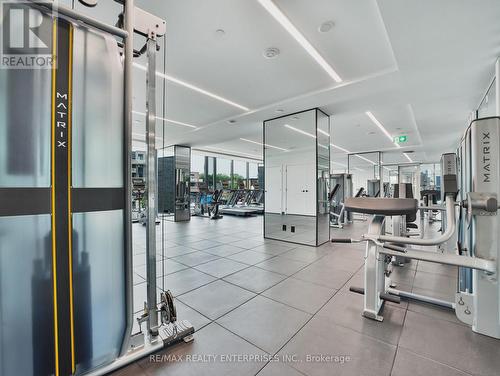 429 - 215 Lakeshore Road W, Mississauga, ON - Indoor Photo Showing Gym Room