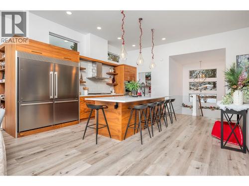 Double fridge - 9196 Tronson Road Unit# 29, Vernon, BC - Indoor Photo Showing Other Room