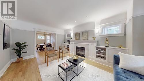 107 Woodbine Avenue, Toronto, ON - Indoor Photo Showing Living Room With Fireplace