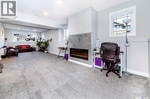 334 Gillies Crescent, Saskatoon, SK - Indoor With Fireplace