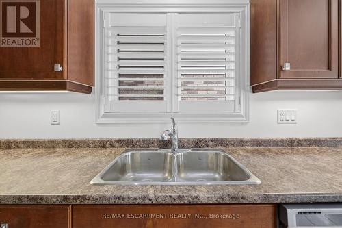 63 Chamomile Drive, Hamilton, ON - Indoor Photo Showing Kitchen With Double Sink