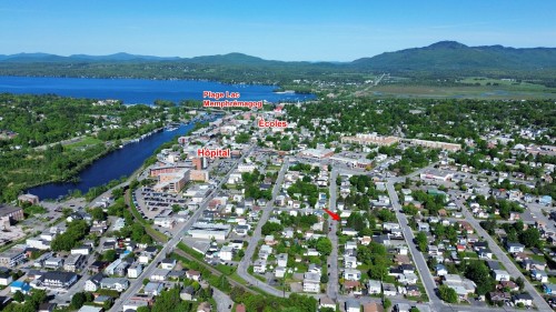 Vue d'ensemble - 119  - 121 Rue D'Arcy, Magog, QC - Outdoor With Body Of Water With View